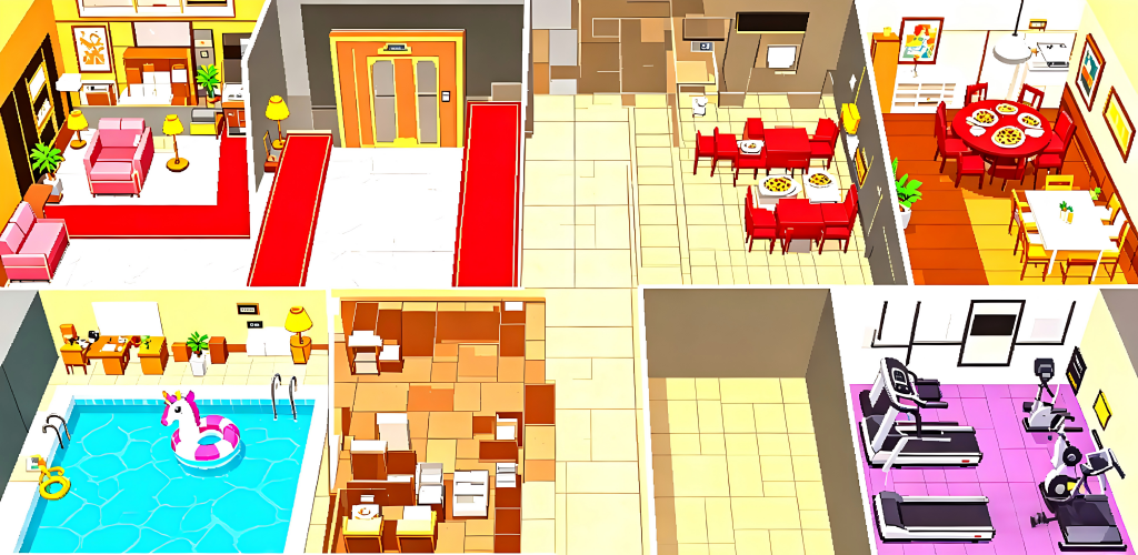 Manage a Large Hotel Game Screenshot